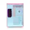 Thermaltake View 380 TG ARGB Midi Tower -tietokonekotelo, pinkki (Bubble Pink)