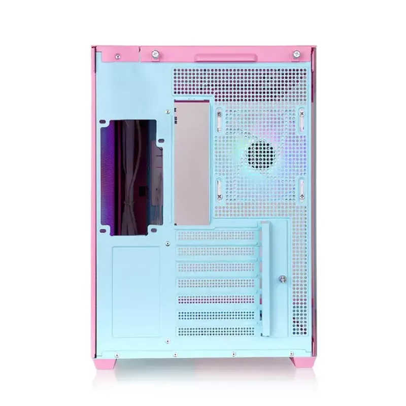 Thermaltake View 380 TG ARGB Midi Tower -tietokonekotelo, pinkki (Bubble Pink)