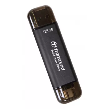 TRANSCEND Esd310c - 128GB kannettava SSD - USB Type-A / USB Type-C