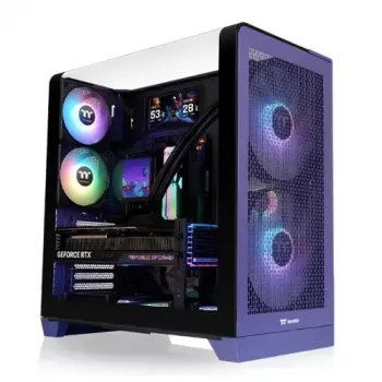 Tietokonekotelo Thermaltake CA-11F-00MNWN-00 Midi Tower, sininen, PS2-tuki