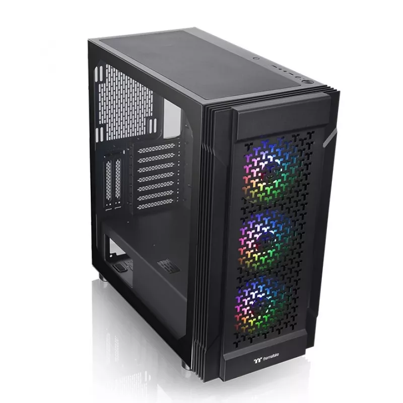 THERMALTAKE kotelo Mid Tower - Versa T27 TG ARGB - musta