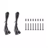 THERMALTAKE PC-tuuletin - CT120 - 12 cm - musta - 2 kpl:n pakkaus