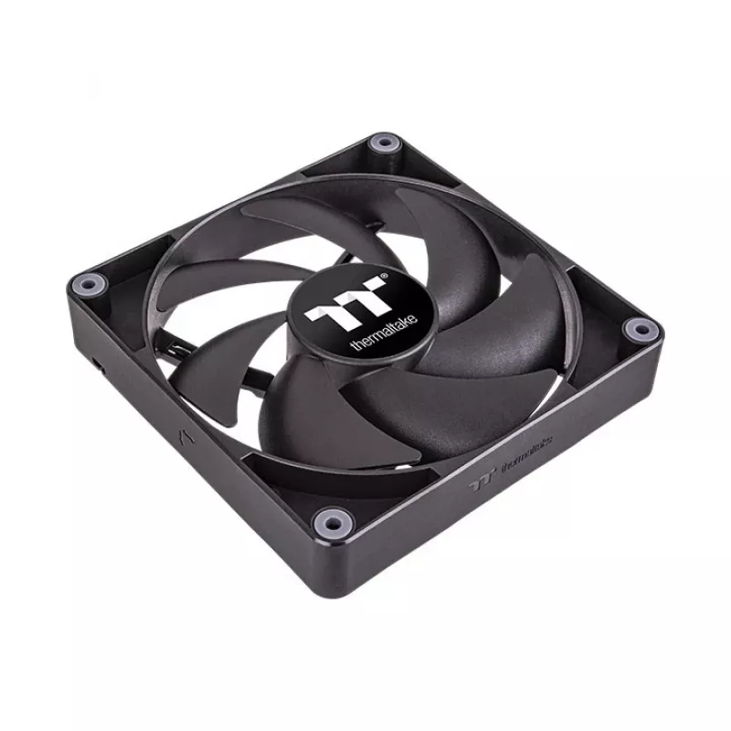THERMALTAKE PC-tuuletin - CT120 - 12 cm - musta - 2 kpl:n pakkaus