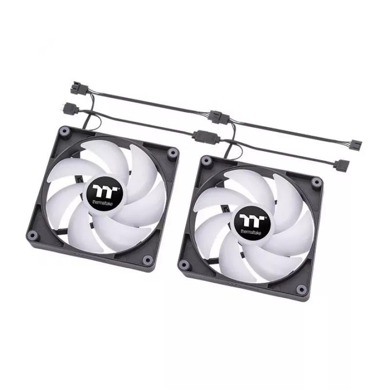 THERMALTAKE PC-jäähdytystuuletin - CT140 ARGB Sync - 14 cm - musta - 2 kpl:n pakkaus