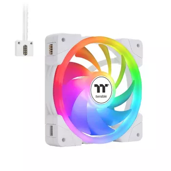 THERMALTAKE PC-jäähdytystuuletin - SWAFAN EX12 ARGB Sync TT Premium Edition - 12 cm - valkoinen - 3 kpl:n pakkaus