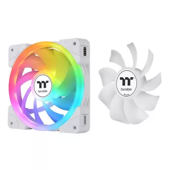 THERMALTAKE PC-jäähdytystuuletin - SWAFAN EX12 ARGB Sync TT Premium Edition - 12 cm - valkoinen - 3 kpl:n pakkaus