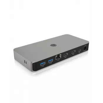 ICY BOX 10-in-1 USB4 Type-C telakointiasema kahdella videolähdöllä