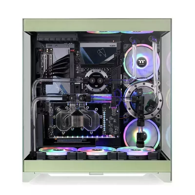 PC-kotelo Thermaltake CTE E550 TG Midi Tower vihreä