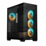 GIGABYTE C500 PANORAMIC STEALTH Midi Tower musta
