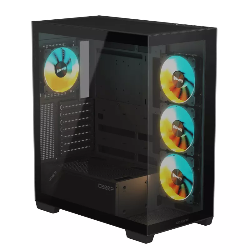 GIGABYTE C500 PANORAMIC STEALTH Midi Tower musta