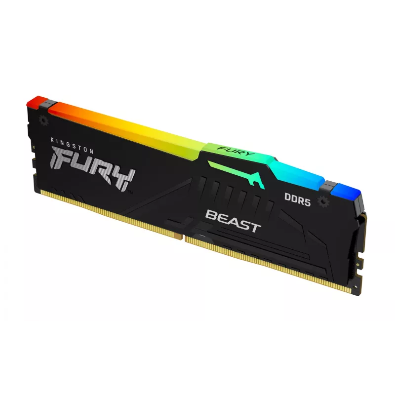 Kingston Technology FURY Beast 128GB 5200MT/s DDR5 CL40 DIMM (4 kpl:n sarja) RGB XMP