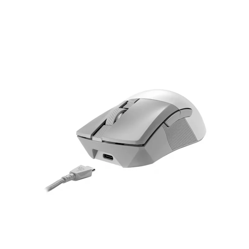 ASUS ROG Gladius III Wireless Aimpoint White hiiri pelaajille oikeakätinen RF Wireless + Bluetooth + USB Type-A optinen 36000 DPI