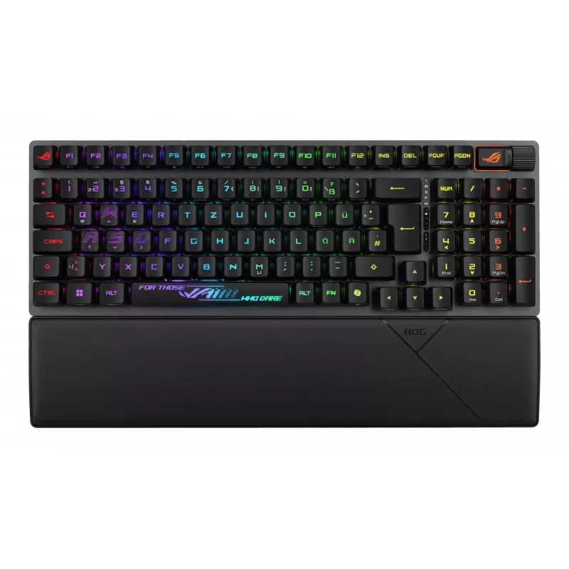 ASUS ROG Strix Scope II 96 RX Wireless pelinäppäimistö USB + RF langaton + Bluetooth musta