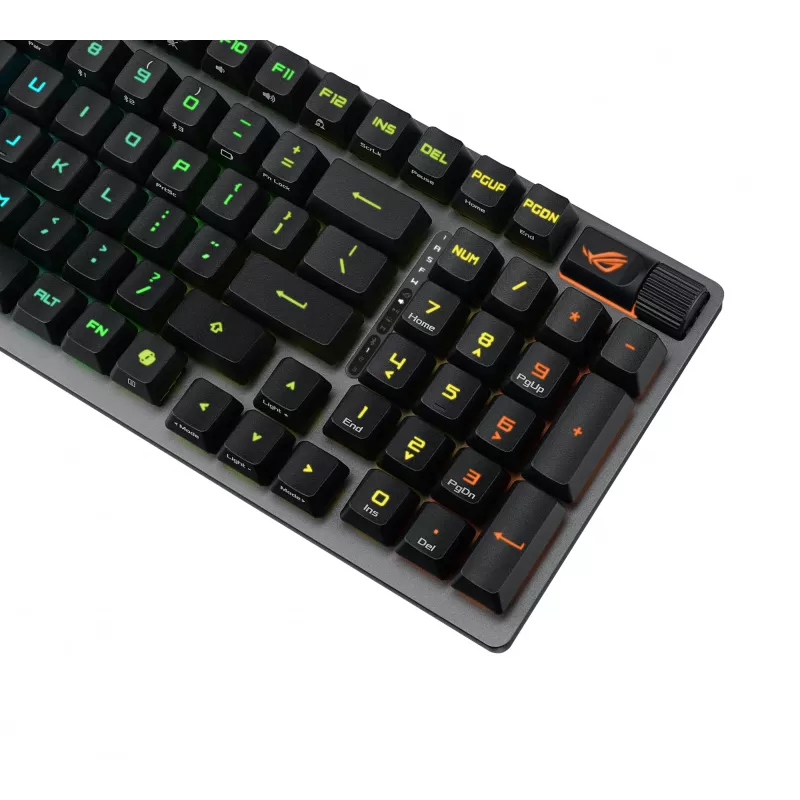 ASUS ROG Strix Scope II 96 RX Wireless pelinäppäimistö USB + RF langaton + Bluetooth musta