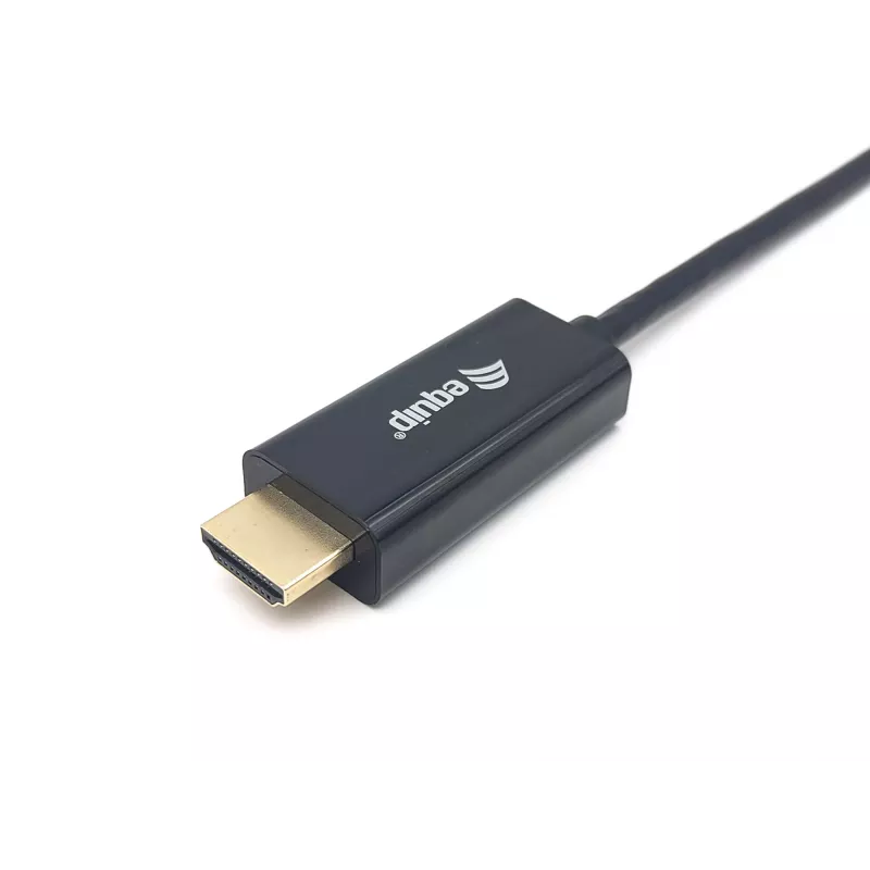 Equip USB-C - HDMI -kaapeli, M/M, 2,0 m, 4K/30Hz, 2 m, USB Type-C, HDMI Type-A (standardi), uros, uros, suora