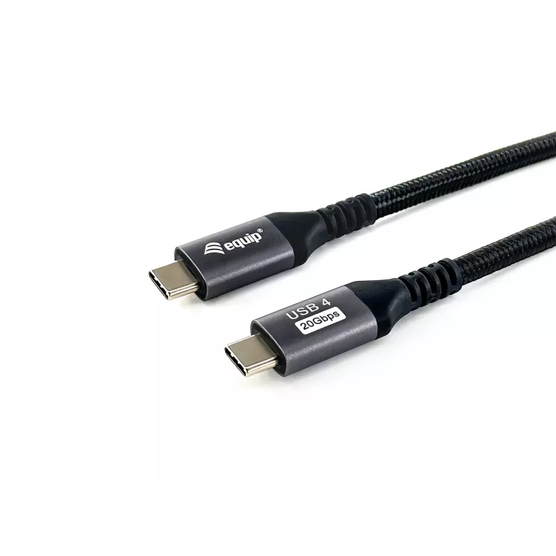 Equip USB4 Gen 2x2 C - C -kaapeli, M/M, 2,0 m, 4K/60Hz, 20 Gbit/s, PD 100W