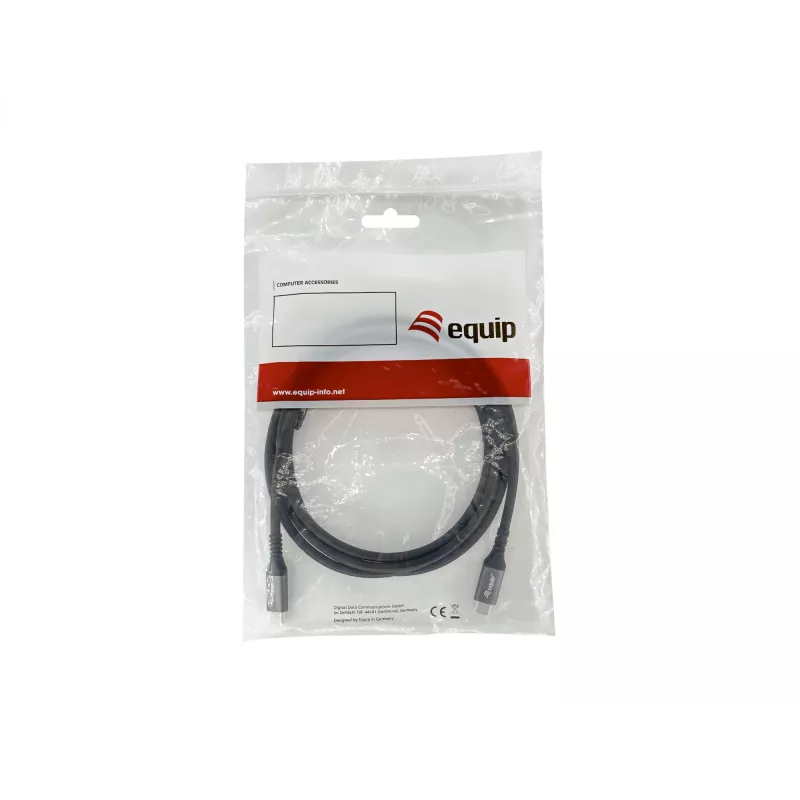 Equip USB4 Gen 2x2 C - C -kaapeli, M/M, 2,0 m, 4K/60Hz, 20 Gbit/s, PD 100W