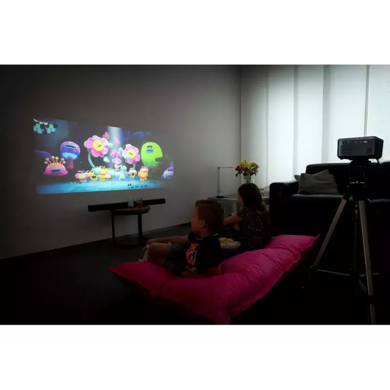 Lenco LPJ-700BKGY vakioprojektori LED 1080p musta