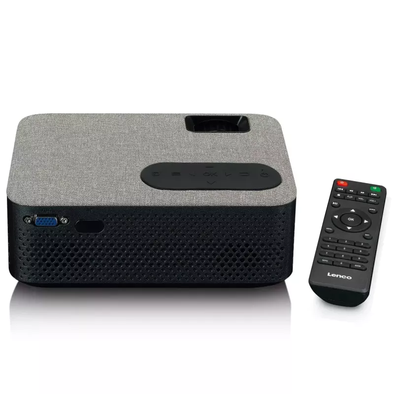 Lenco LPJ-700BKGY vakioprojektori LED 1080p musta