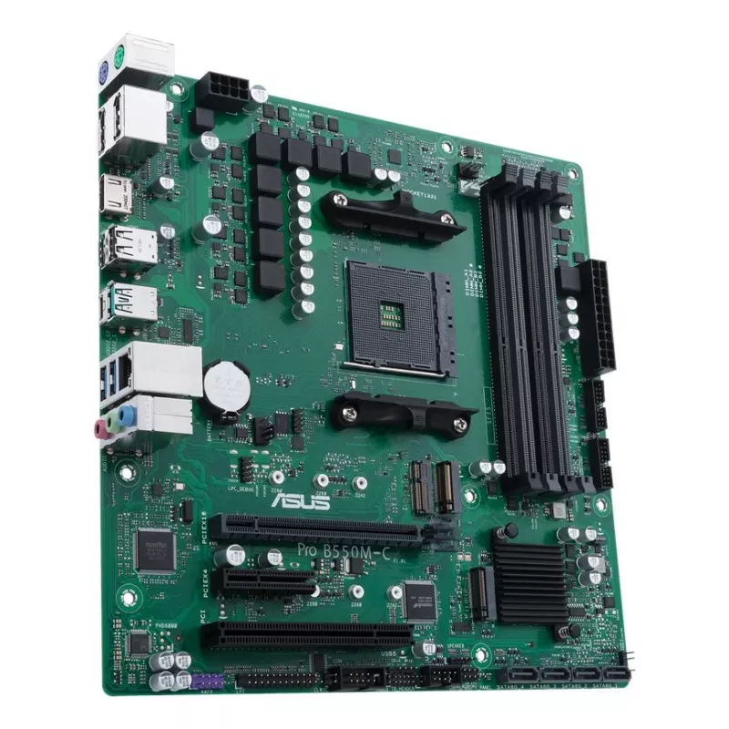 Emolevy ASUS PRO B550M-C/CSM AMD B550 kanta AM4 micro ATX