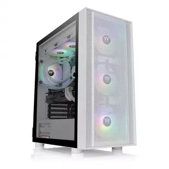 Tietokonekotelo Thermaltake H570 TG ARGB Midi Tower valkoinen