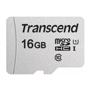 Transcend MicroSDHC-kortti 300S 16GB UHS-I U1 ilman sovitinta