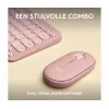Logitech Pebble 2 Combo langaton näppäimistö ja hiiri pinkki QWERTY
