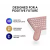 Logitech Pebble 2 Combo langaton näppäimistö ja hiiri pinkki QWERTY