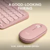 Logitech Pebble 2 Combo langaton näppäimistö ja hiiri pinkki QWERTY