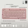 Logitech Pebble 2 Combo langaton näppäimistö ja hiiri pinkki QWERTY