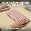 Logitech Pebble 2 Combo langaton näppäimistö ja hiiri pinkki QWERTY