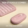 Logitech Pebble 2 Combo langaton näppäimistö ja hiiri pinkki QWERTY