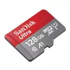 Flash-muisti SanDisk 128 GB MicroSDXC UHS-I Class 10 SDSQUAB-128G-GN6FA