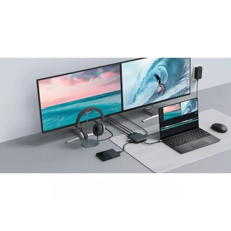 Targus HD USB4 Mobile Dock johdollinen musta