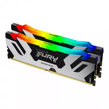Kingston Technology FURY 32GB 6400MT/s DDR5 CL32 DIMM (2 kpl:n pakkaus) Renegade RGB
