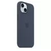 Suojakotelo Apple iPhone 15 silikoni MagSafe Storm Blue