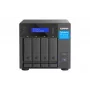 QNAP TVS-H474 NAS-torni Intel® Pentium® G7400 8 GB DDR4 0 TB QuTS hero Black