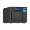 QNAP TVS-H474 NAS-torni Intel® Pentium® G7400 8 GB DDR4 0 TB QuTS hero Black
