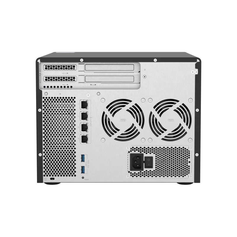 QNAP TS-h886 NAS-torni Intel® Xeon® D D-1602 8 GB DDR4 0 TB QuTS hero Black