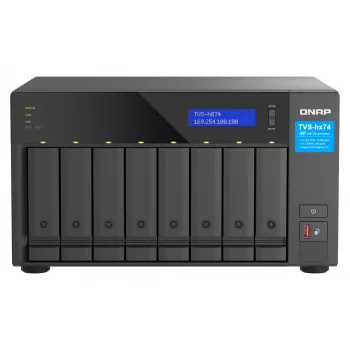 QNAP TVS-H874T-I7-32G NAS/tallennuspalvelin torni Intel® Core™ i7 32 GB DDR4 0 TB QNAP QTS musta