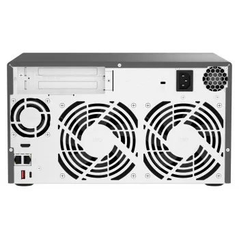 QNAP TVS-H874T-I7-32G NAS/tallennuspalvelin torni Intel® Core™ i7 32 GB DDR4 0 TB QNAP QTS musta