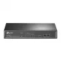 TP-Link TL-SF1008LP verkkokytkin hallitsematon Fast Ethernet (10/100) Power over Ethernet (PoE) musta