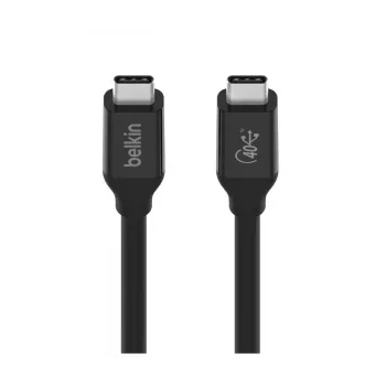BELKIN USB4-kaapeli USB-C / USB-C 40 Gbit/s 100 W 0,8 m musta