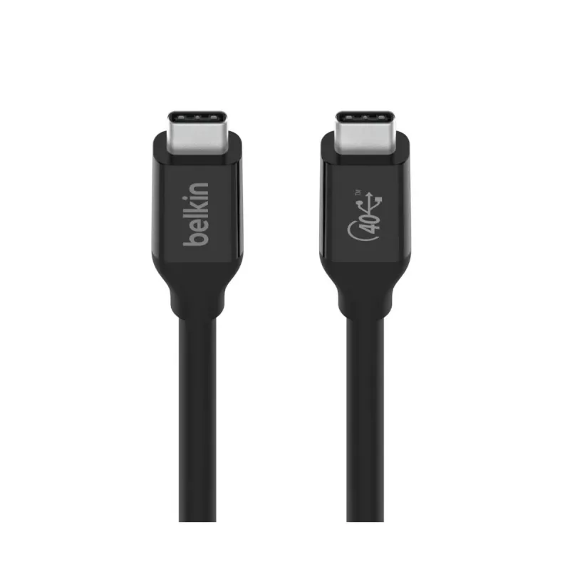 BELKIN USB4-kaapeli USB-C / USB-C 40 Gbit/s 100 W 0,8 m musta