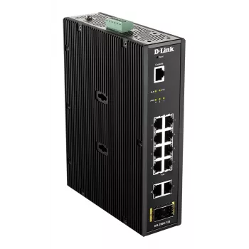 D-Link 12-porttinen L2 Industrial Smart Managed -kytkin 10 x 1GBaseT(X) & 2 x SFP