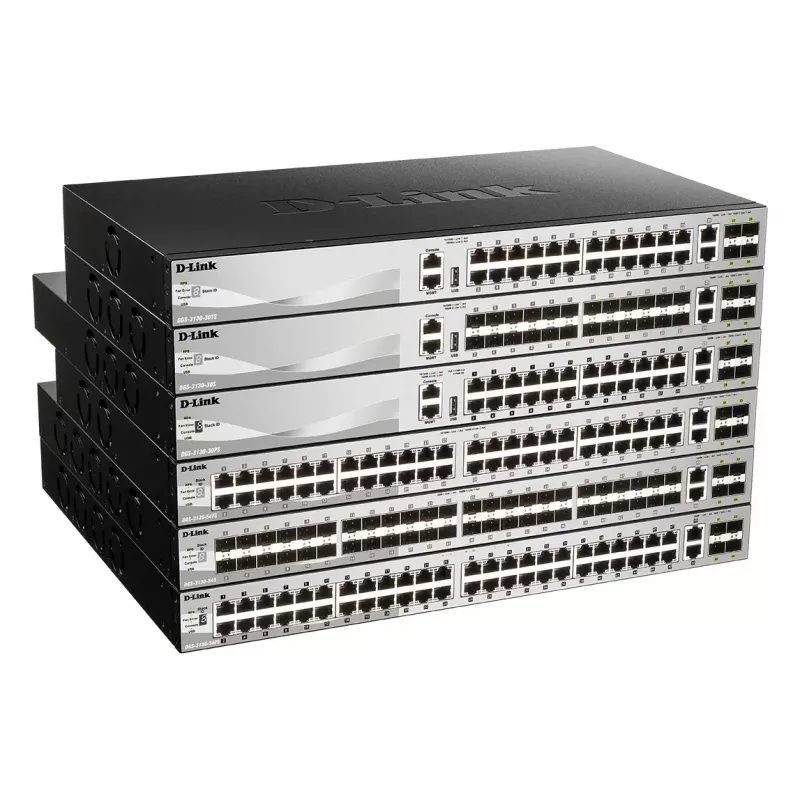 D-Link DGS-3130-30S/E verkkokytkin Managed L3 10G Ethernet (100/1000/10000) harmaa