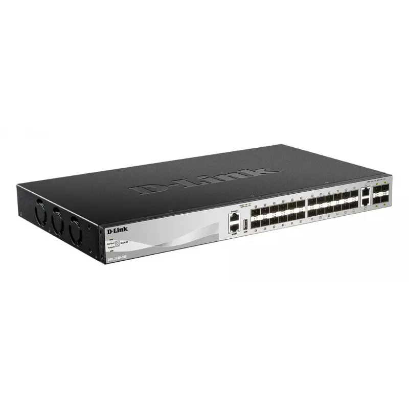 D-Link DGS-3130-30S/E verkkokytkin Managed L3 10G Ethernet (100/1000/10000) harmaa