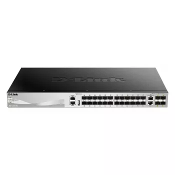 D-Link DGS-3130-30S/E verkkokytkin Managed L3 10G Ethernet (100/1000/10000) harmaa