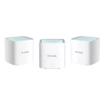 D-Link EAGLE PRO AI AX1500 Mesh-järjestelmä - 3 kpl:n pakkaus, valkoinen, sisäinen, Mesh-järjestelmä, virta, tila, 500 m², Dualband (2,4 GHz / 5 GHz)