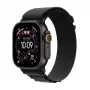 Apple Watch Ultra 3 MF0Q4QF/A GPS + Cellular (5G) 49 mm musta titaanikotelo ja musta Alpine Loop -ranneke – koko S